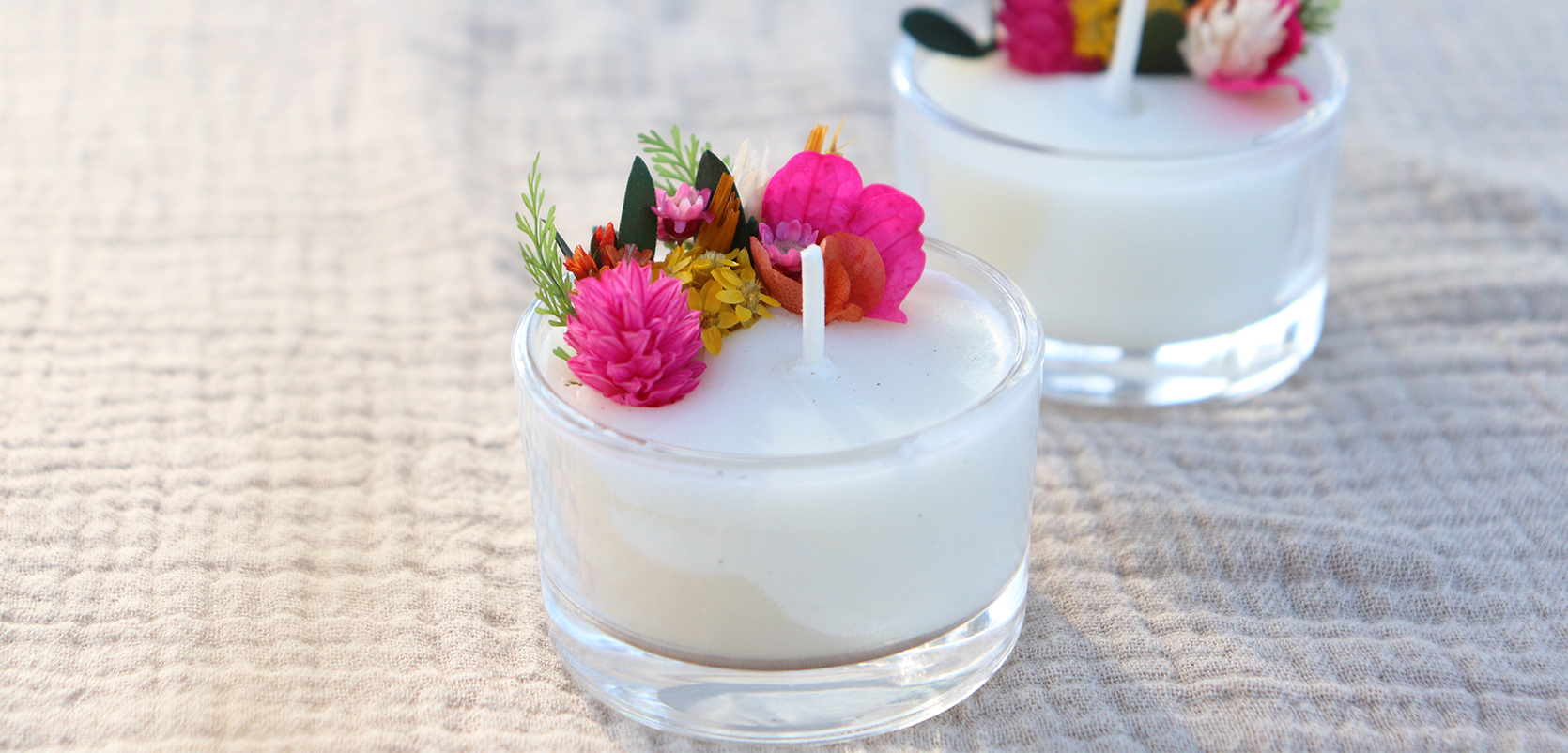 Mini scented candle – wedding favor